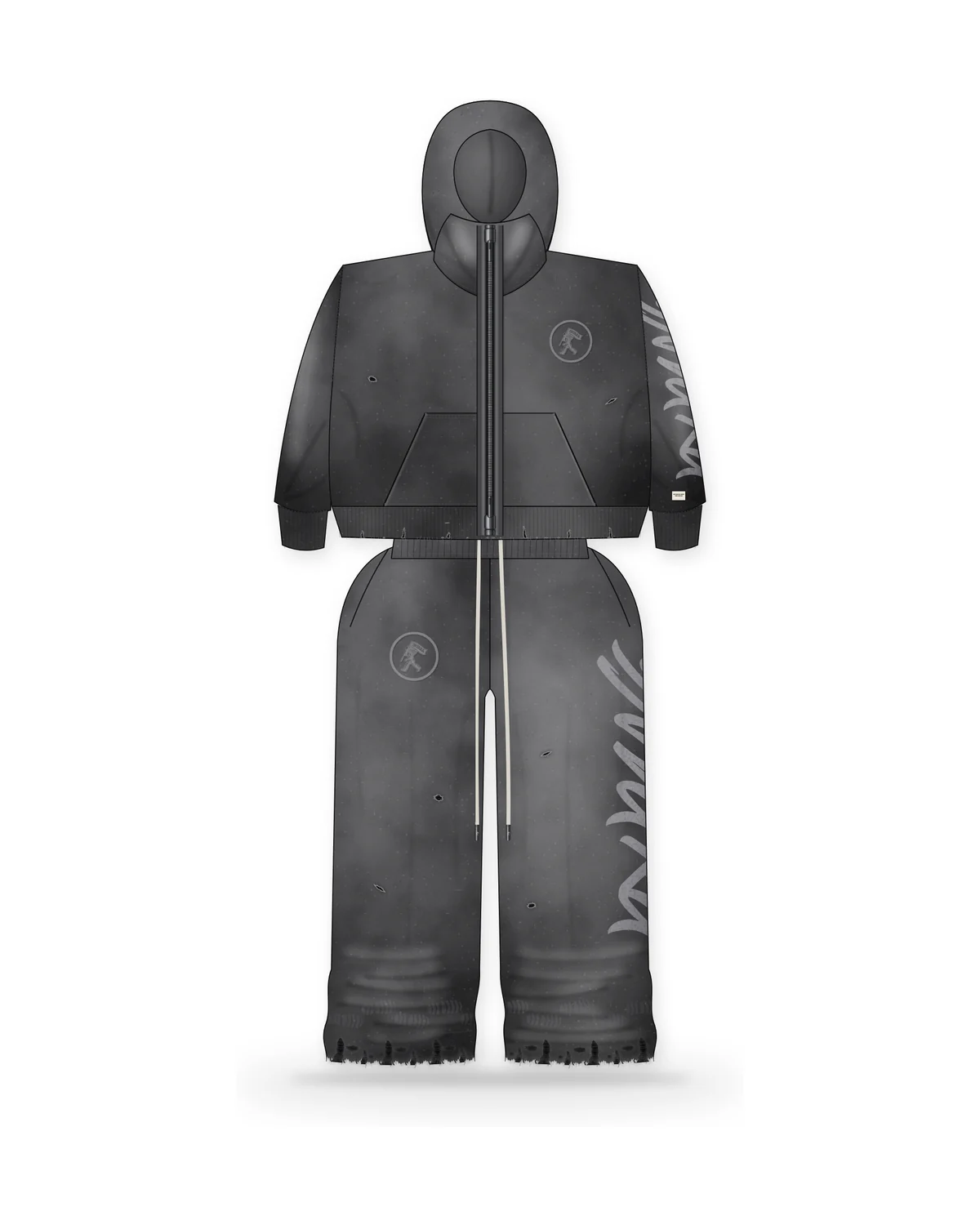 LUCID hoodie and sweatpant in Faded Onyx